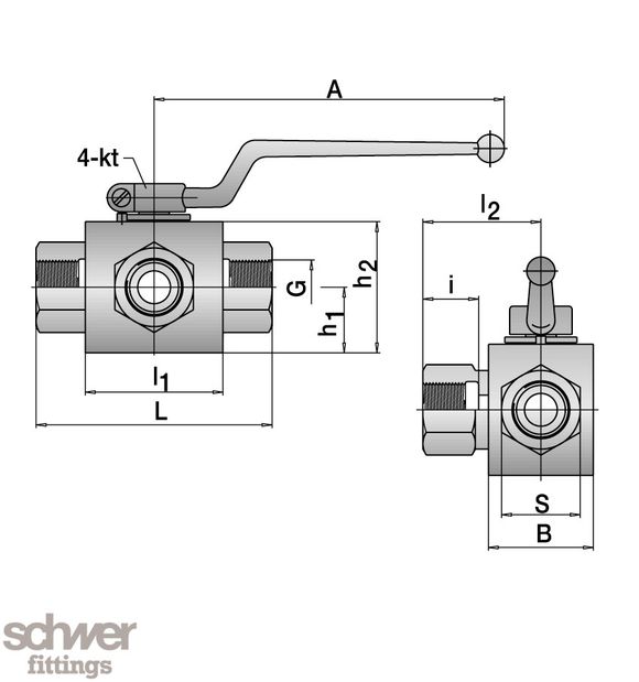 Set robinet spherique multifonctionnel pour echangeur thermique 3